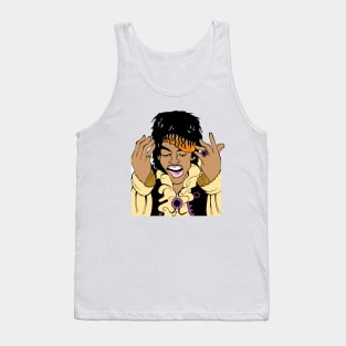 LEGENDARY WOODSTOCK ROCK GUITARIST FAN ART Tank Top